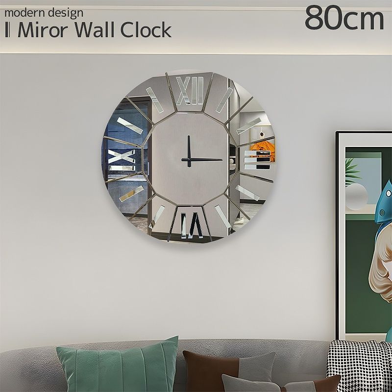 壁掛け時計 おしゃれ 壁掛けミラー ミラークロック 北欧 ウォール