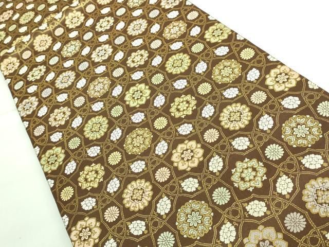 平和屋本店□極上 西陣織 陰山織物謹製 箔屋清兵衛 六通柄袋帯 唐織 正