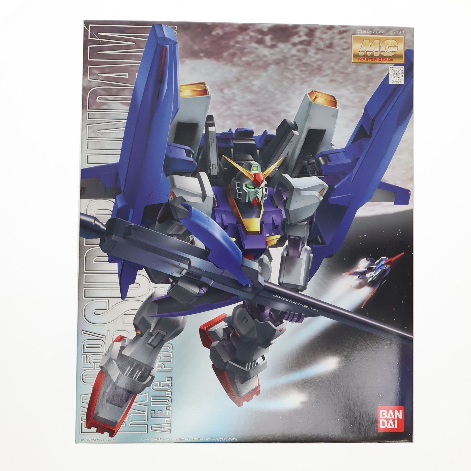 (未使用･未開封品)　MG 1/100 反地球連邦組織(エゥーゴ)試作型モビルスーツ支援戦闘装備型 FXA-05D/RX‐178 スーパーガンダム (機動戦士Zガンダム) lok26k6 MG 1/100 FXA-050+RX-178 スーパーガンダム 反地球連邦政府組織