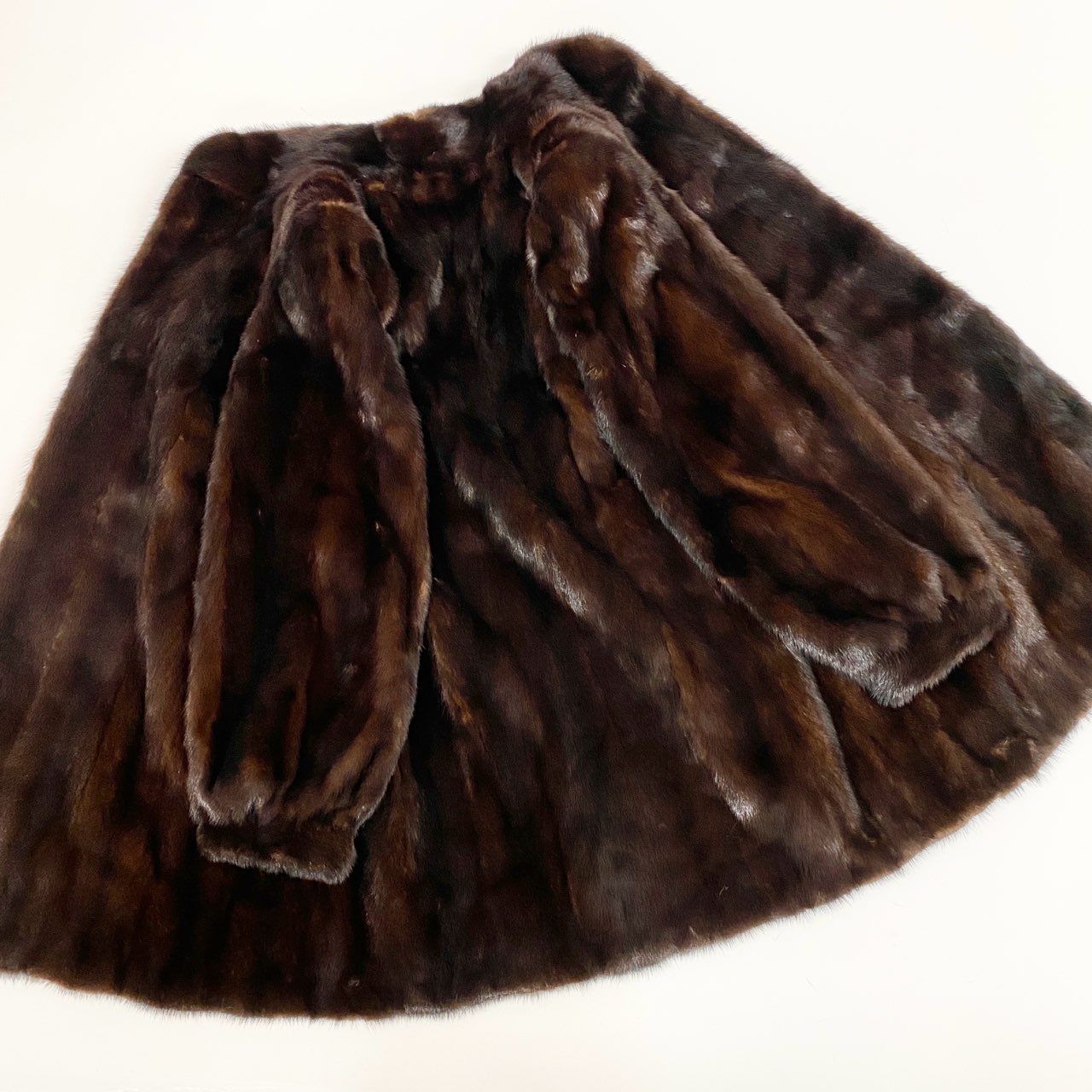 87j23 SAGA MINK サガミンク 銀サガ デミバフミンク ミンクコート 毛皮