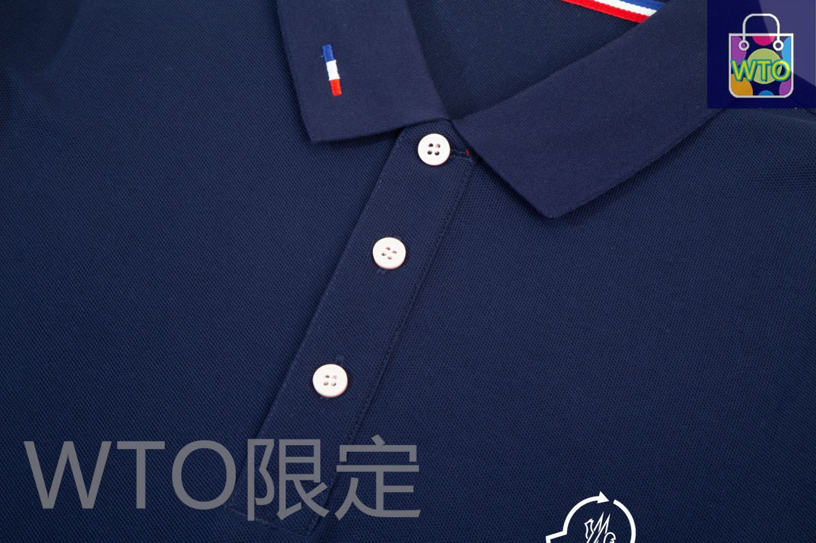 特別価格！MONCLER ポロシャツ ダークネイビー Mサイズ 美品］MONCLER ワッペン S ネイビー ポロシャツ 4S467 - メルカリ