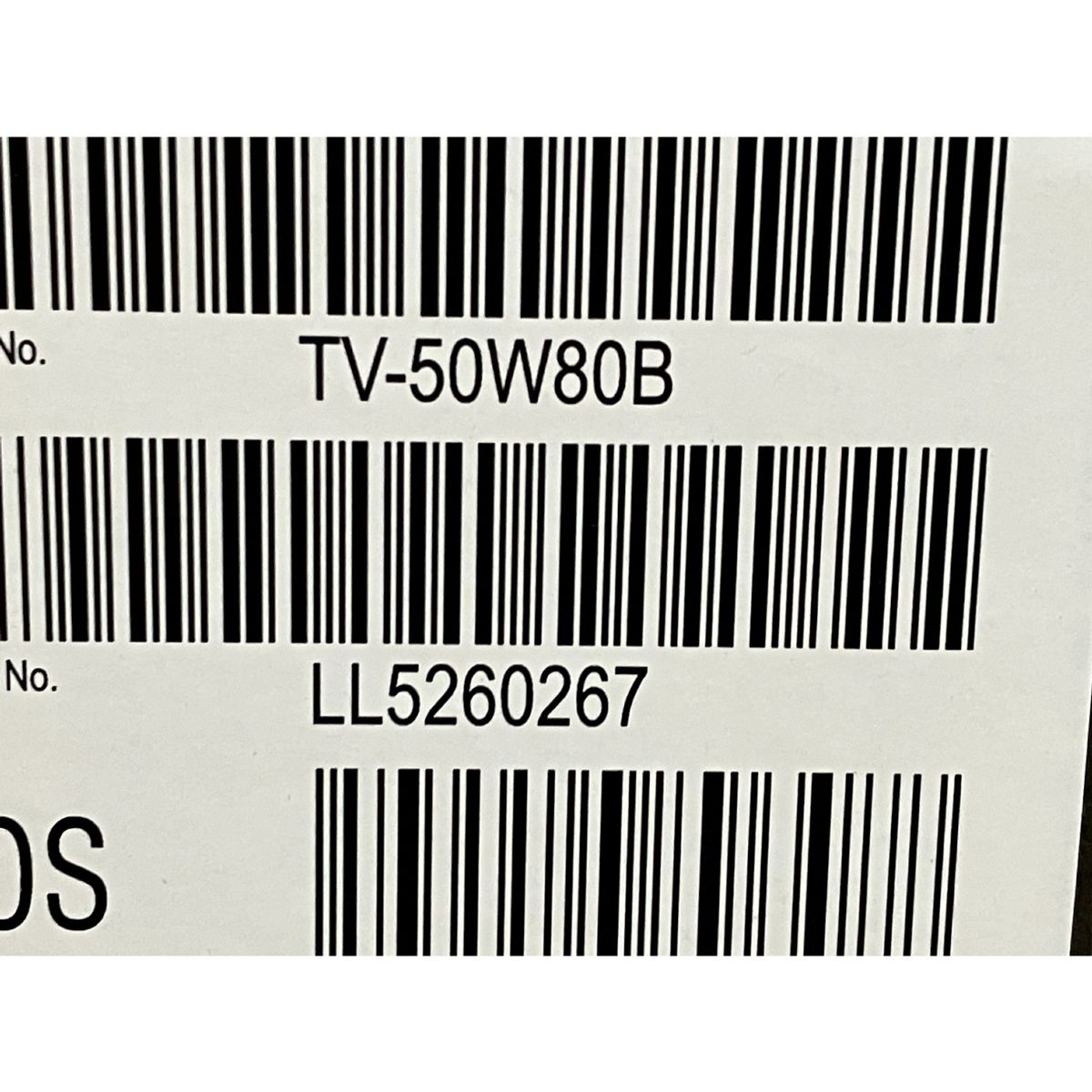  Panasonic パナソニック VIERA ビエラ TV-50 W 80 B 4 K液晶テレビ 50 V型 TV 家電 液晶テレビ テレビ本体