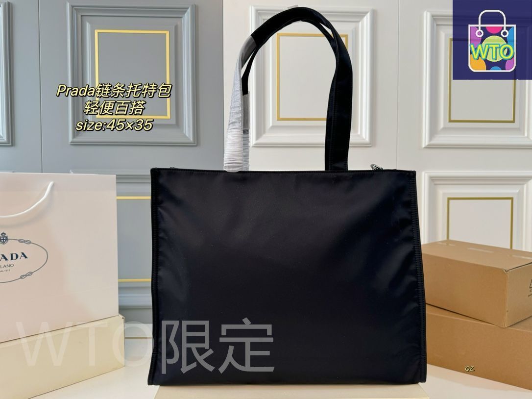 PRADAプラダの秋冬新作チェーントートバッグ、旅行バッグ