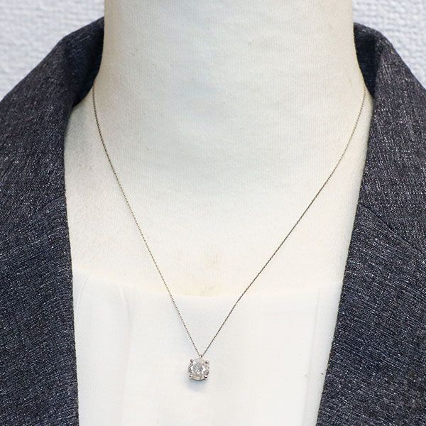 新品 Pt950/ Pt850 ダイヤモンド ペンダントネックレス 1.730ct