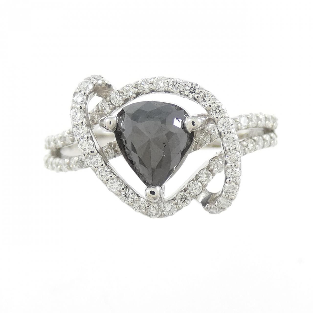 ダイヤモンド付きpt900 リング ロイヤルアッシャー Pt900 ダイヤモンド リング 0.46ct