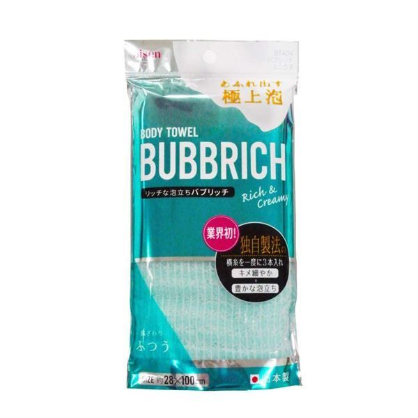 (まとめ) ナイロンタオル/ボディタオル 〔ブルー ふつう〕 泡立ちたっぷり 日本製 バス用品 『あわゆき』 〔180個セット〕 30枚セット 日本製 ナイロン ボディタオル 約28×100cm （ ブルー