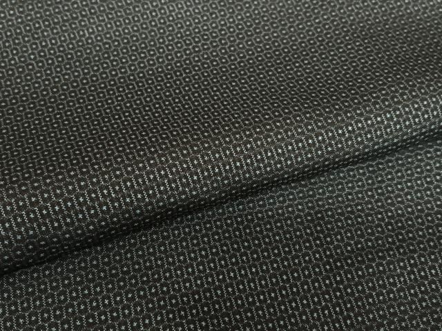 平和屋着物○男性 本場大島紬 アンサンブル 100亀甲 総詰 キングサイズ