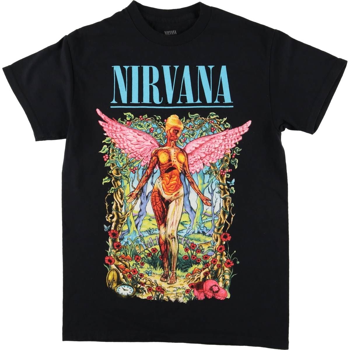 古着 NIRVANA ニルヴァーナ バンドTシャツ バンT メンズS相当|eaa585195