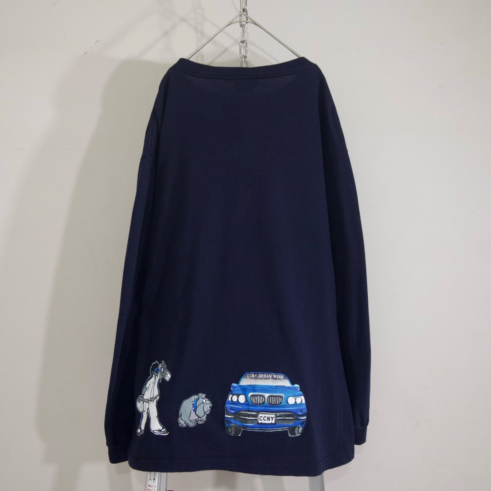 90s~00s CCNY Urban Wear HipHop Bboy Glaphics L/S Tee 90年代
