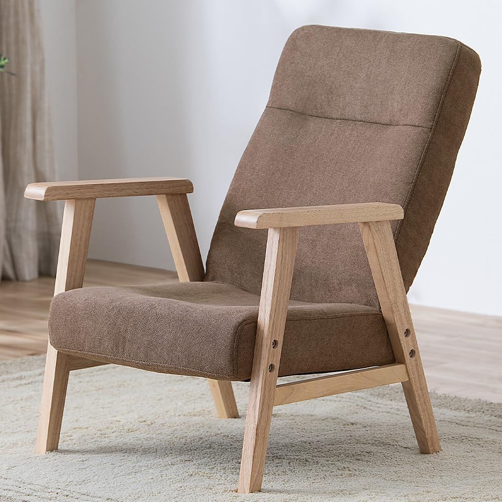 Mサイズ WACN-M ブラウン ウッドアームチェア PLAZA アイリスプラザ IRIS