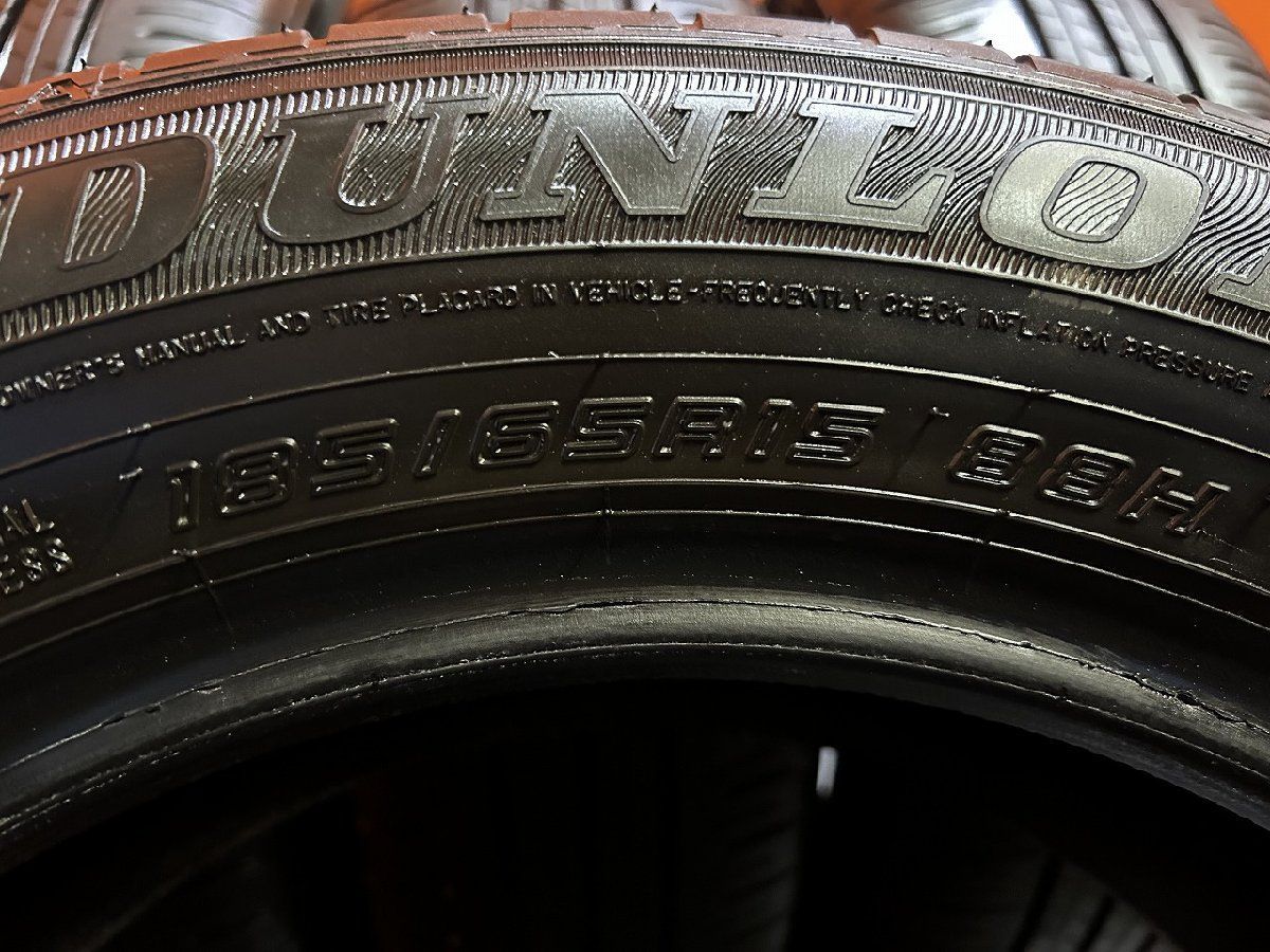 DUNLOP ENASAVE EC300+ 185/65R15 15インチ 夏タイヤ 4本 21年製 バリ 
