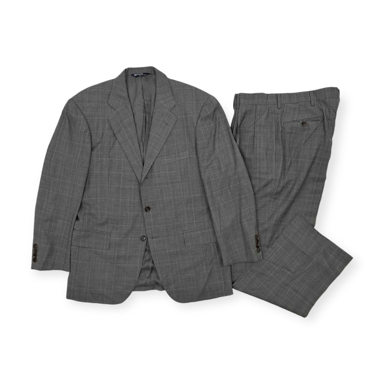 ポロ ラルフローレン スーツ セットアップ シングル グレー AB6 (L)