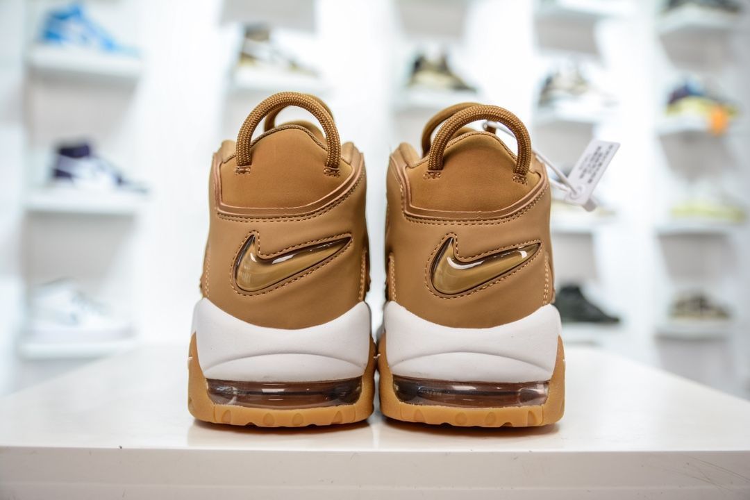 NIKE AIR MORE UPTEMPO '96 FLAX/FLAX-GUM LIGHT BROWN AA4060-200 ナイキ エア モア アップテンポ `96 フラックス/フラックス-ガム ライト ブラウン