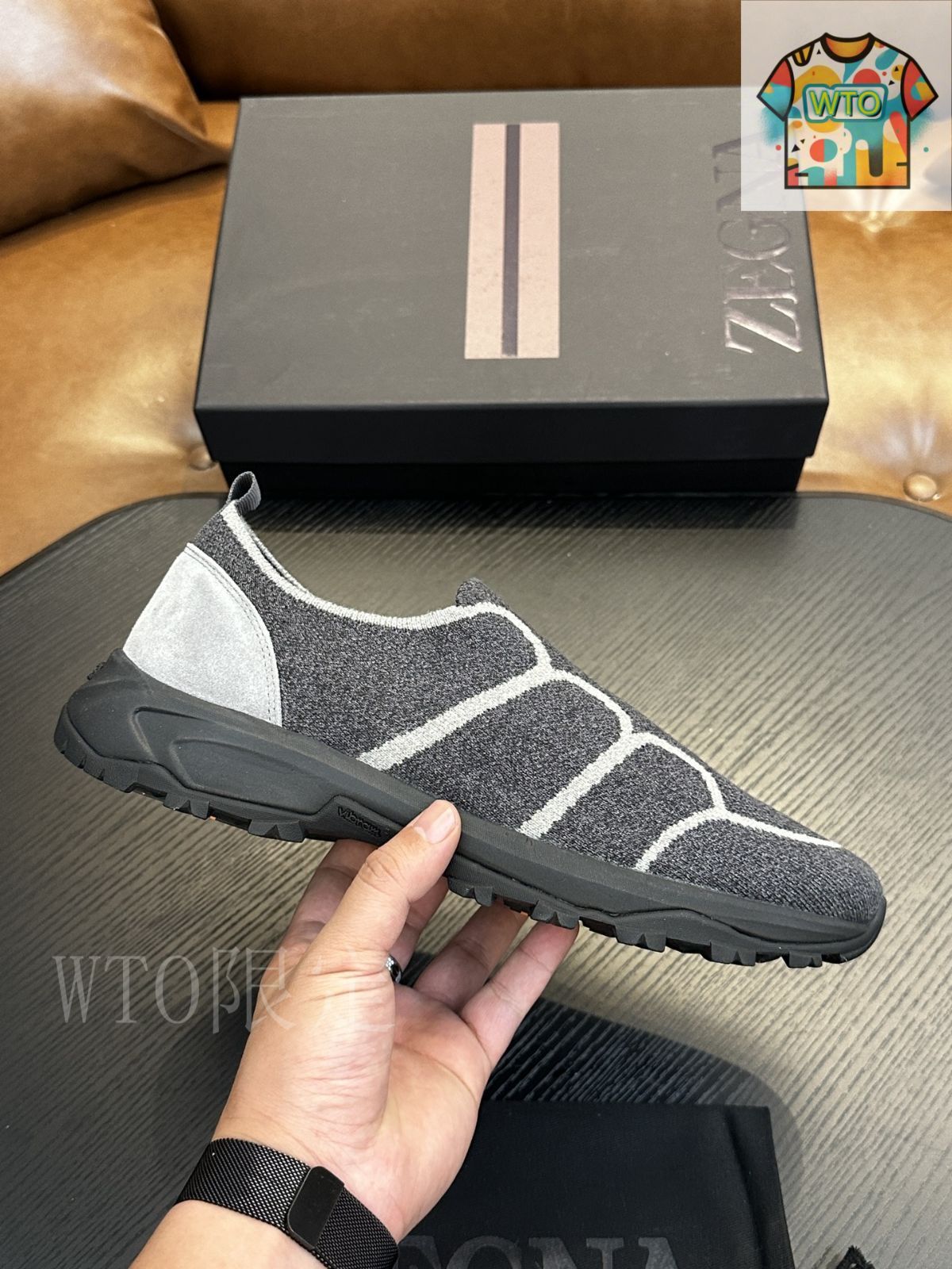 専用出品　ウェグナー　その2 ゼグナ（ZEGNA） スリップオン カジュアルシューズ02 - メルカリ