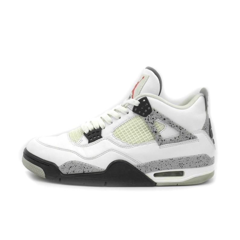 ナイキ NIKE □ 【 AIR JORDAN 4 RETRO WHITE CEMENT 840606 192 】 エア ジョーダン 4 レトロ  ホワイト セメント スニーカー f22014 - メルカリ