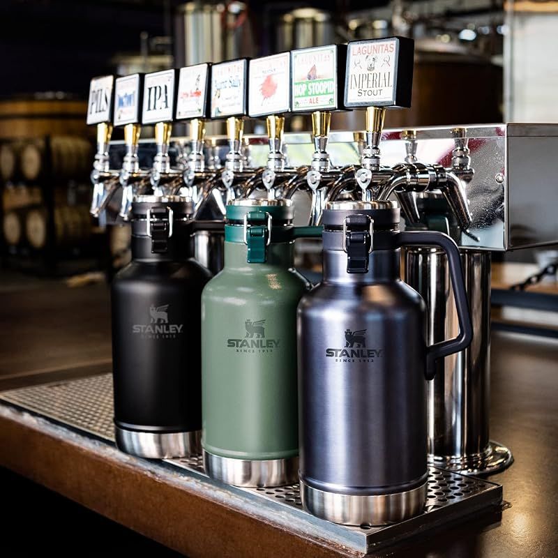 STANLEY グリーン グロウラー1.9L 旧ロゴ 希少 STANLEY 真空グロウラー