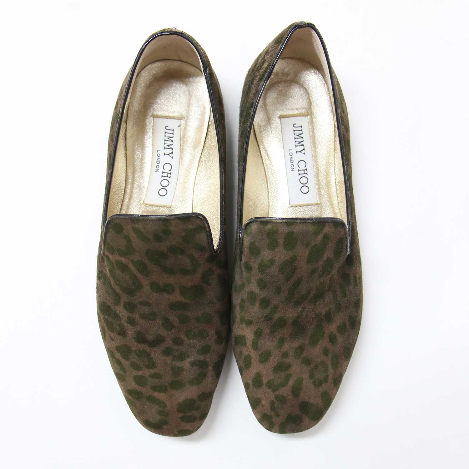 JIMMY CHOO レオパード柄 ローファー JIMMY CHOO ヒョウ柄ローファー 【公式通販】