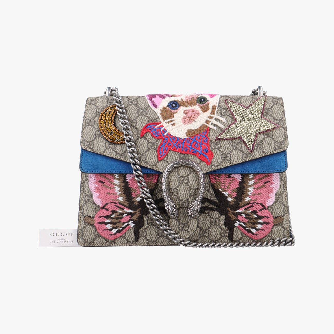 グッチGucciディオニュソス ベージュ×マルチ PVCコーティングキャンバス 403348 D019995866