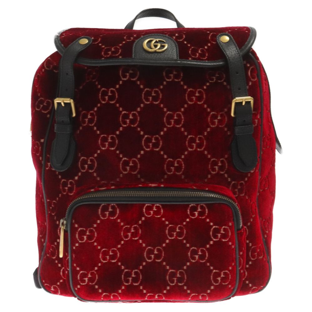 GUCCI (グッチ) GGベルベット スモールバックパック 574942