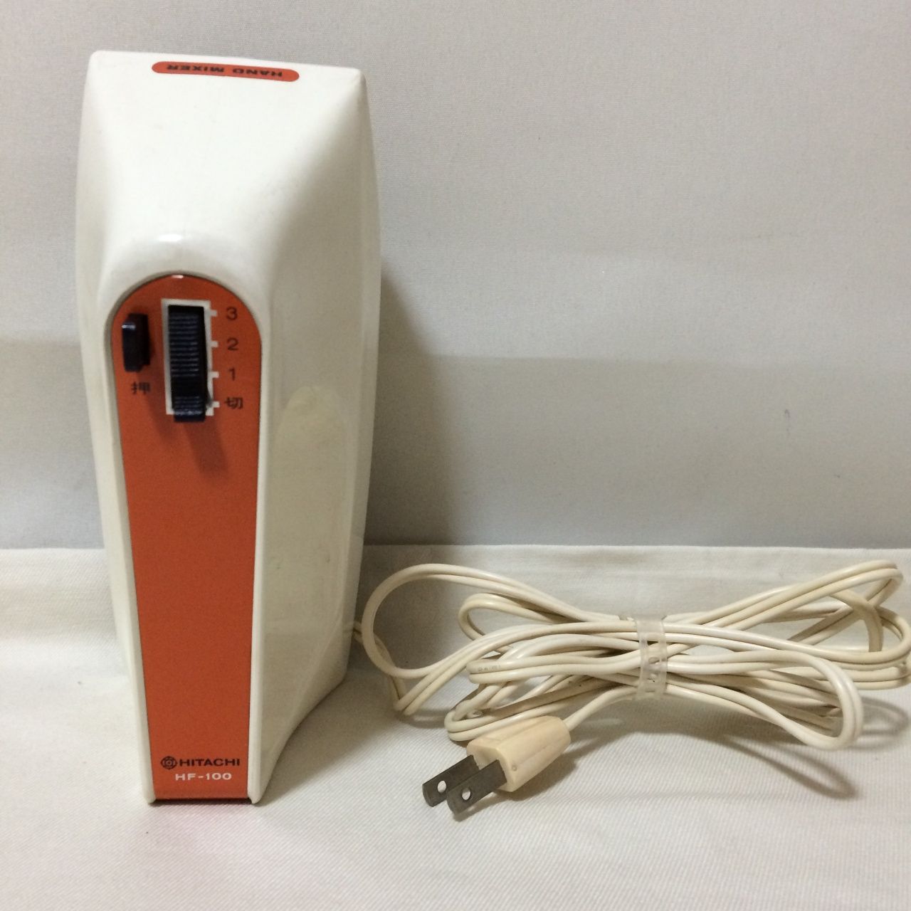 W888 HITACHI 日立 ハンドミキサー HF-100 昭和レトロ 元箱あり 泡だて