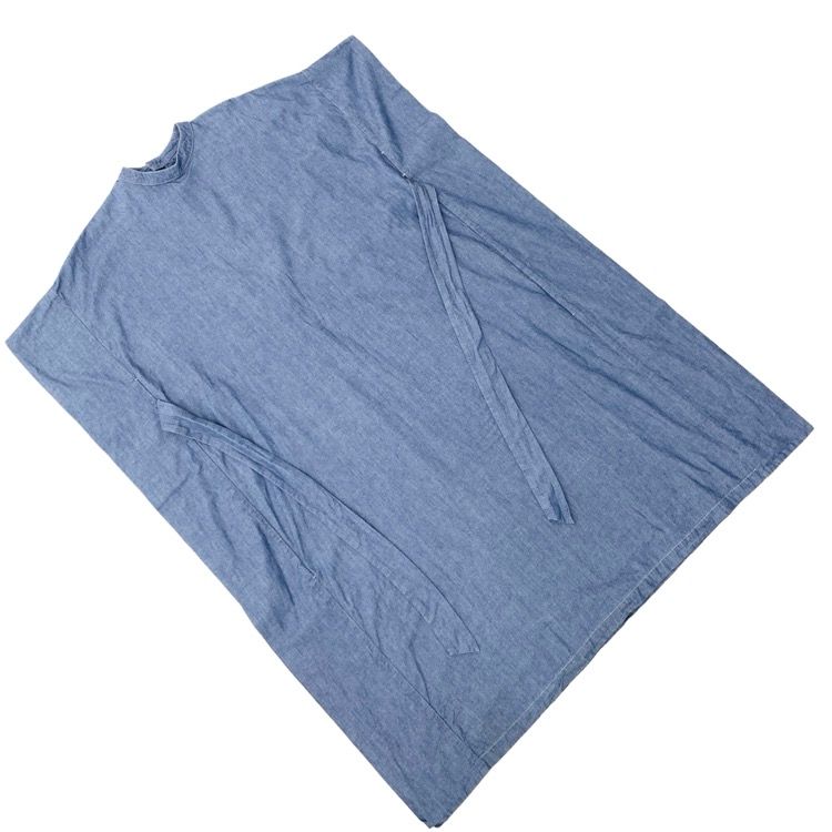HYKE ハイク CHAMBRAY SUMMER DRESS シャンブレーワンピース ブルー 1