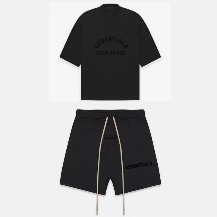 ESSENTIALS Fear of God Tシャツ ハーフパンツ セットアップ エッセンシャルズ フィア オブ ゴッド 半袖 Tシャツ  ハーフパンツ 短パン スウェットショーツ スウェット スウェットパンツ XS - メルカリ