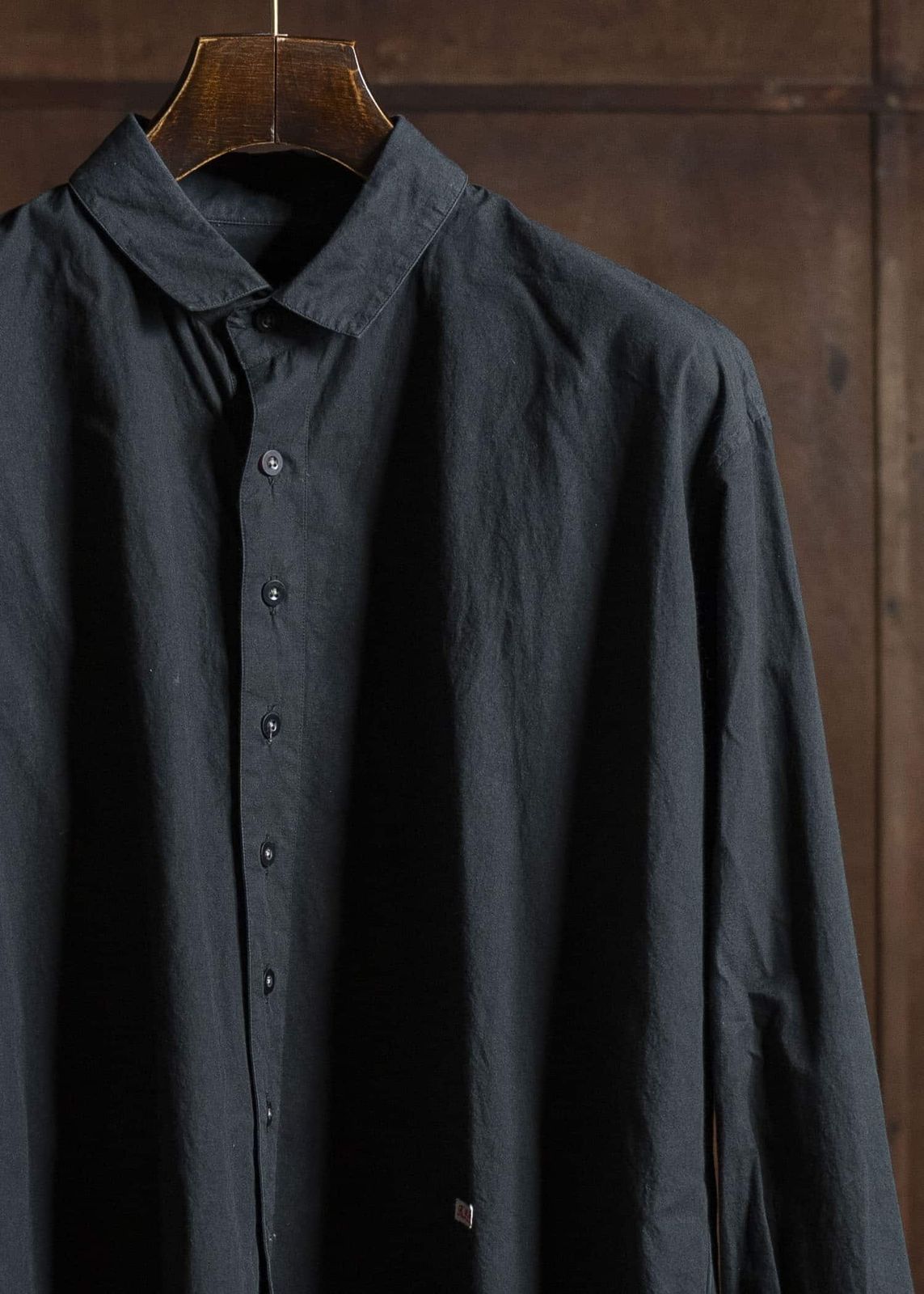 KLASICA クラシカ COTTON LONG SHIRT BLACK 長袖シ - メルカリ