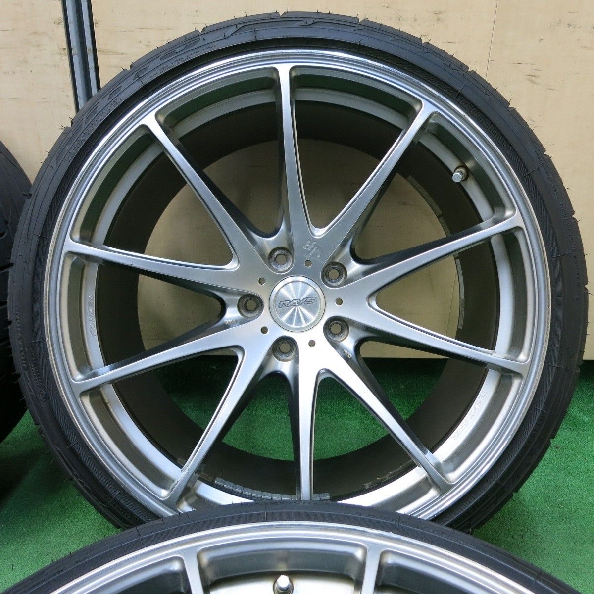 バリ溝 22年 9分☆RAYS VOLK RACING G25 Limited Edition 225/35R20 
