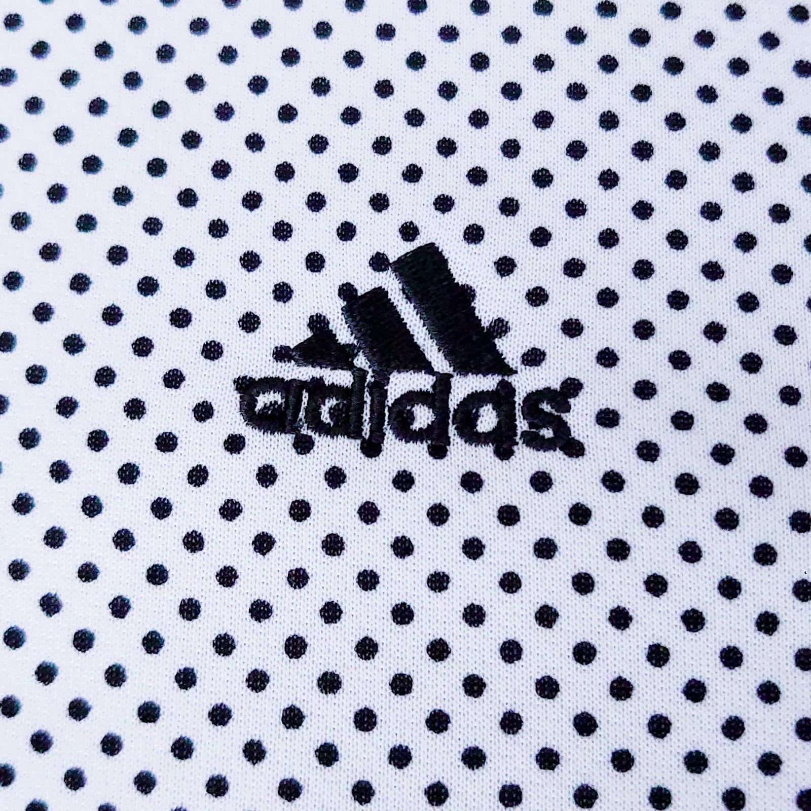 adidas アディダス ゴルフ ウェア ドット柄 総柄 ホワイト