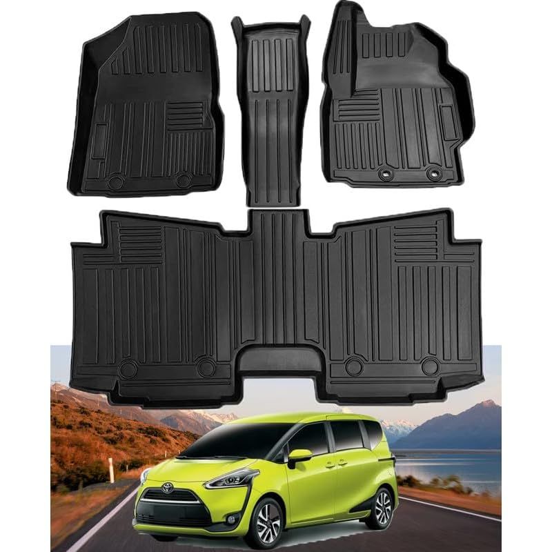 シエンタ 170系 フロアマット シエンタ 170系 専用 3Dフロアマットシエンタ フロアマット NSP172G NSP170G NCP175G NHP170G H27.7～ 7人乗り専用 TPE素材 ズレ防止 耐汚れ 耐磨耗性 シエンタ 170系 マッ 0