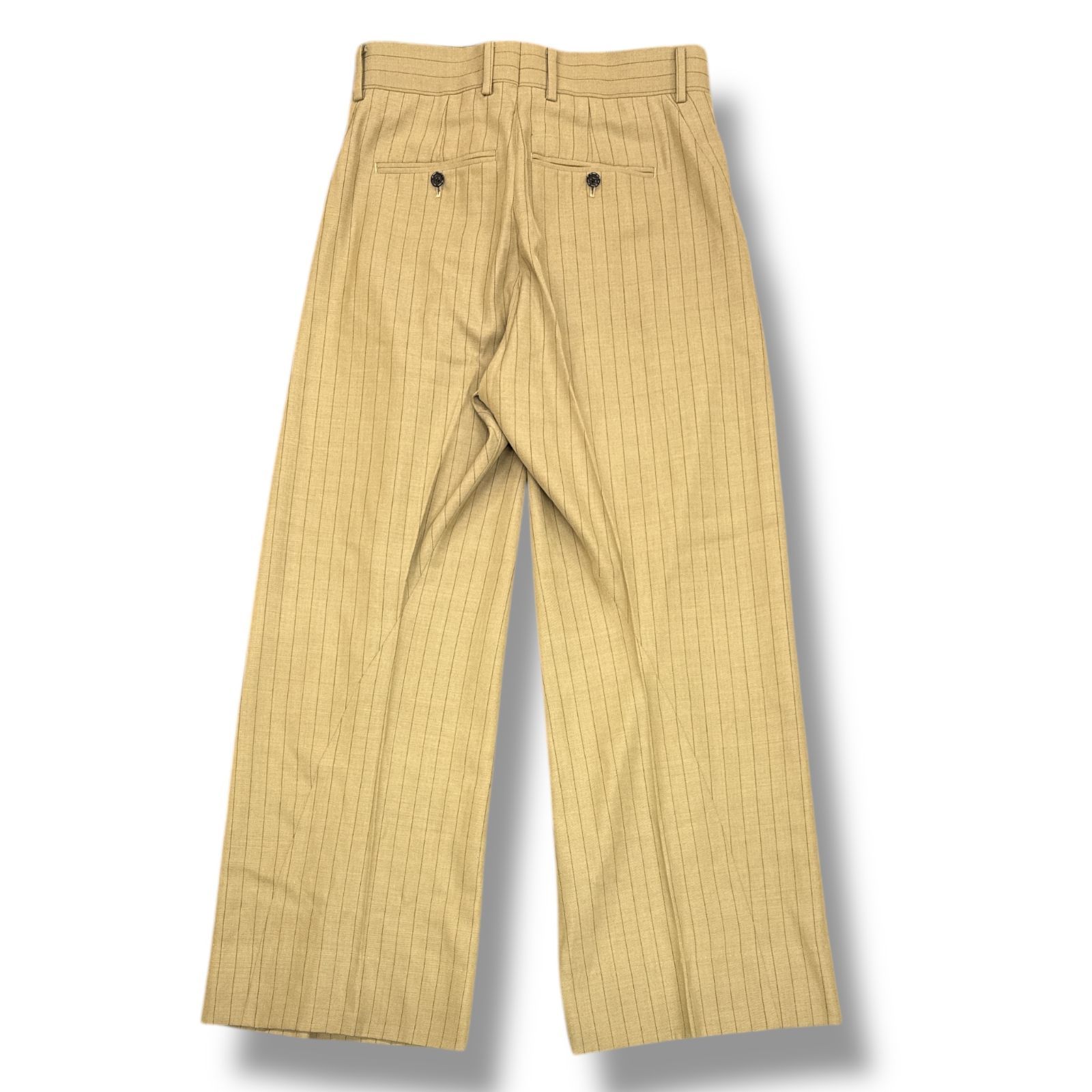 中古・古着通販】YUKI HASHIMOTO (ユウキハシモト) BELTED STANDARD TROUSERS ブラウン  サイズ:46｜ブランド・古着通販 トレファク公式【TREFAC FASHION】スマホサイト