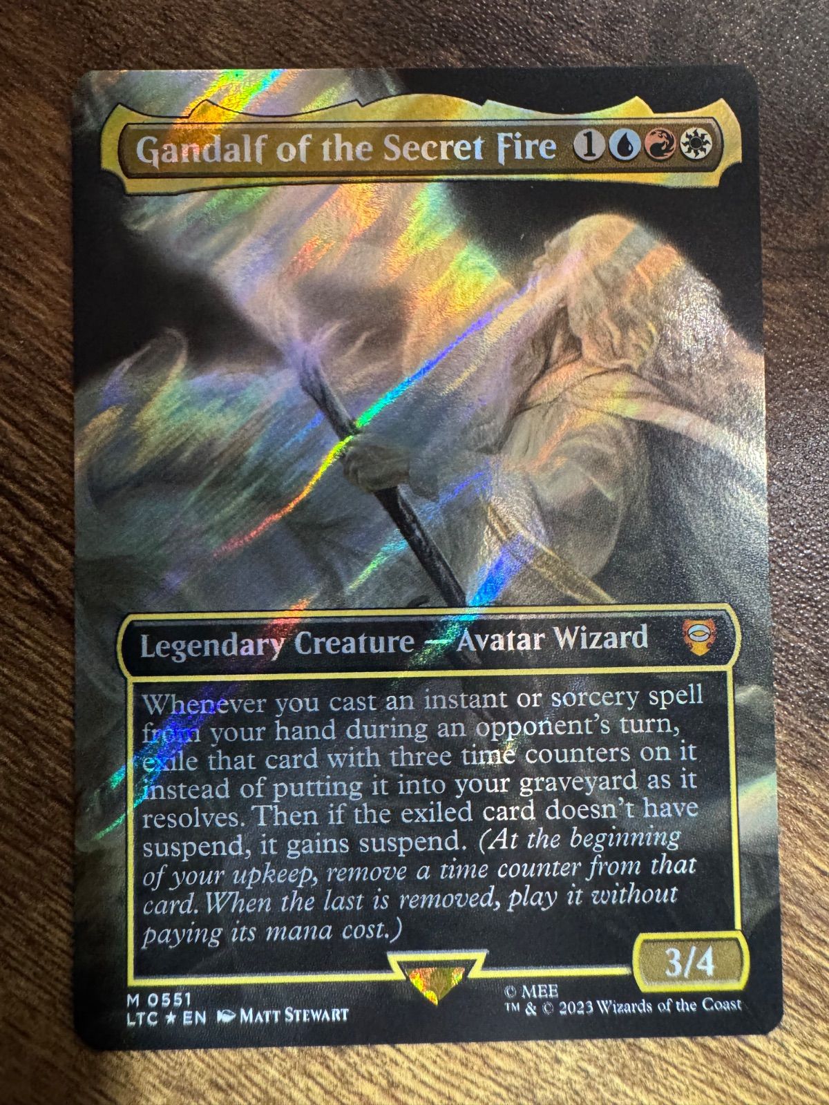人気スポー新作 MTG Gandalf of the Secret Fire 英語 foil サージfoil 指輪物語 マジック：ザ・ギャザリング