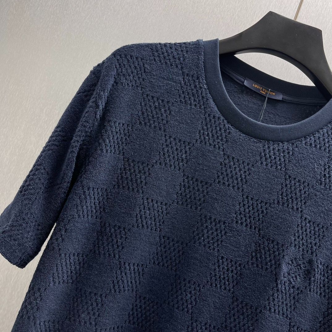 今日 LV デミエ柄 テリコットン T シャツ