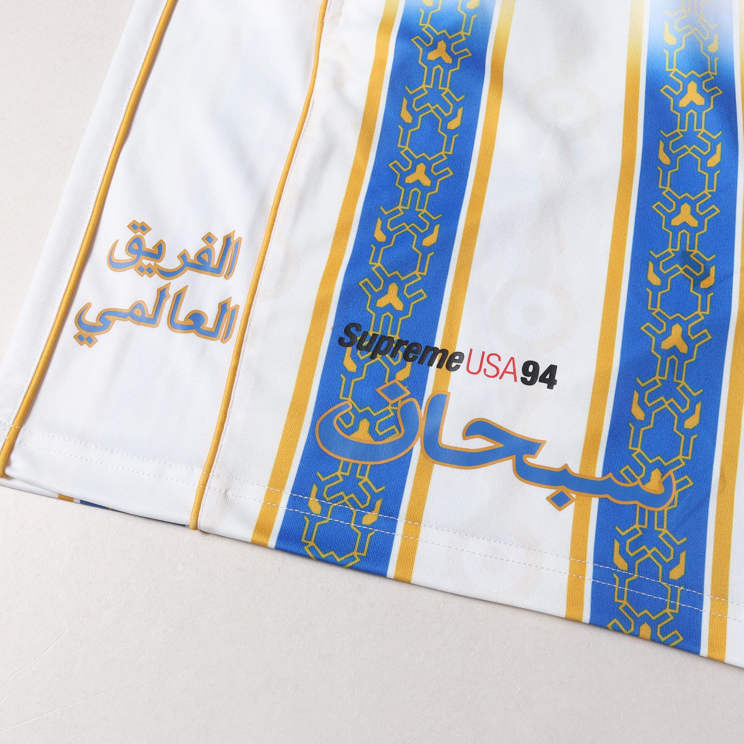 新品 Supreme シュプリーム パンツ サイズ:L 21SS アラビックロゴ サッカー ショーツ Arabic Logo Soccer Short  ホワイト 白 ボトムス ショートパンツ - メルカリ