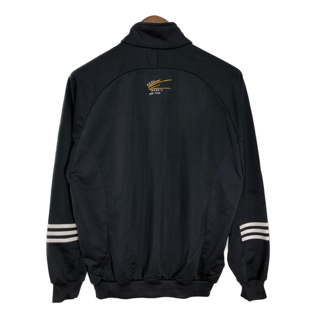 00年代  アディダス レアル・マドリード トラックジャケット プロチーム サッカー ブラック（メンズ XL ）中古 古着 T5604 00年代 adidas アディダス レアル・マドリード トラックジャケット