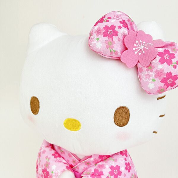 サンリオ ハローキティ 桜着物 ぬいぐるみ(M) Sanrio