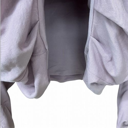 ドリスヴァンノッテン DRIES VAN NOTEN シャーリングスリーブ オーバーサイズ スウェット 紫 薄紫 パープル XS ■GY41 レディース ドリスヴァンノッテン DRIES VAN NOTEN シャーリングスリーブ