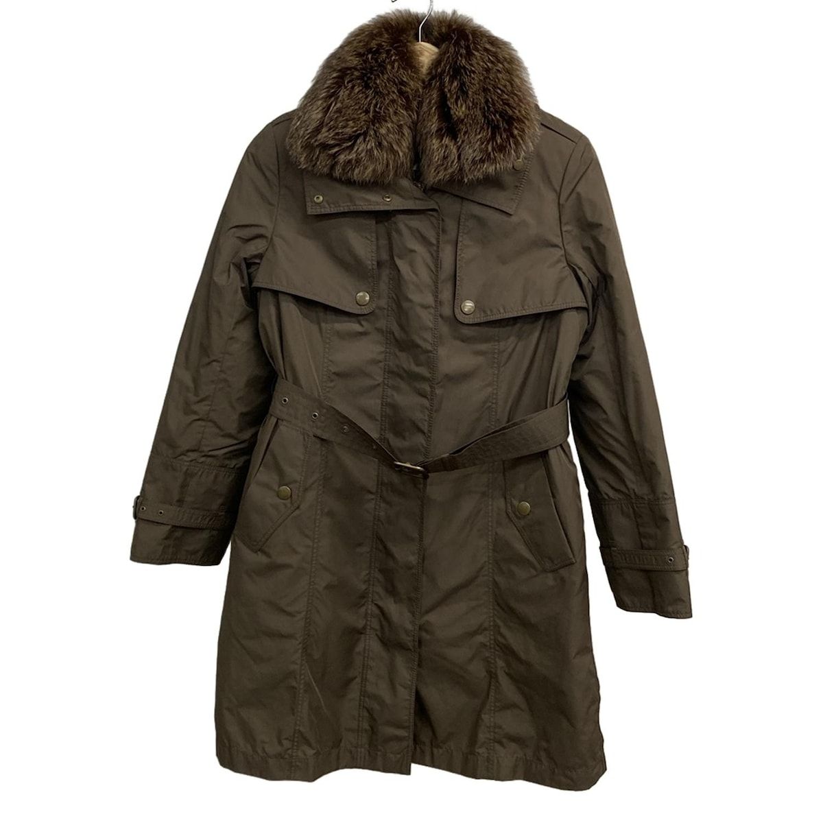 Burberry LONDON バーバリーロンドン コート サイズ38 L レディース - ダークブラウン 長袖|中綿|冬|秋