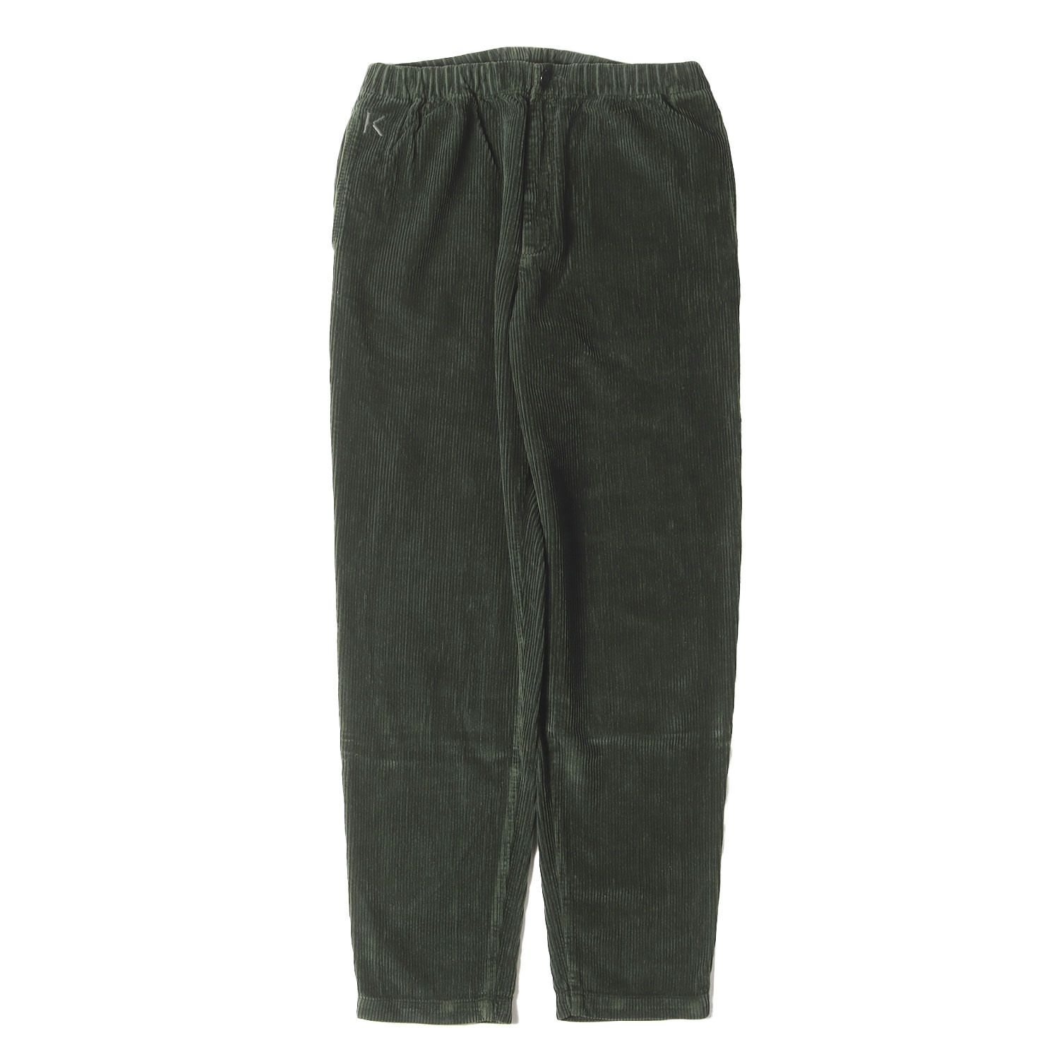 KENZO ケンゾー パンツ グリーン サイズ M | 近年モデル コーデュロイ テーパード イージーパンツ Corduroy Jogging Pants | ボトムス ズボン メンズ