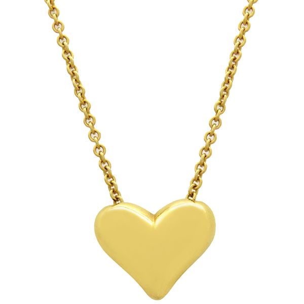 ティファニー Tiffany - Co ネックレス ピンチドハート K18YG イエローゴールド 18K T-Co.