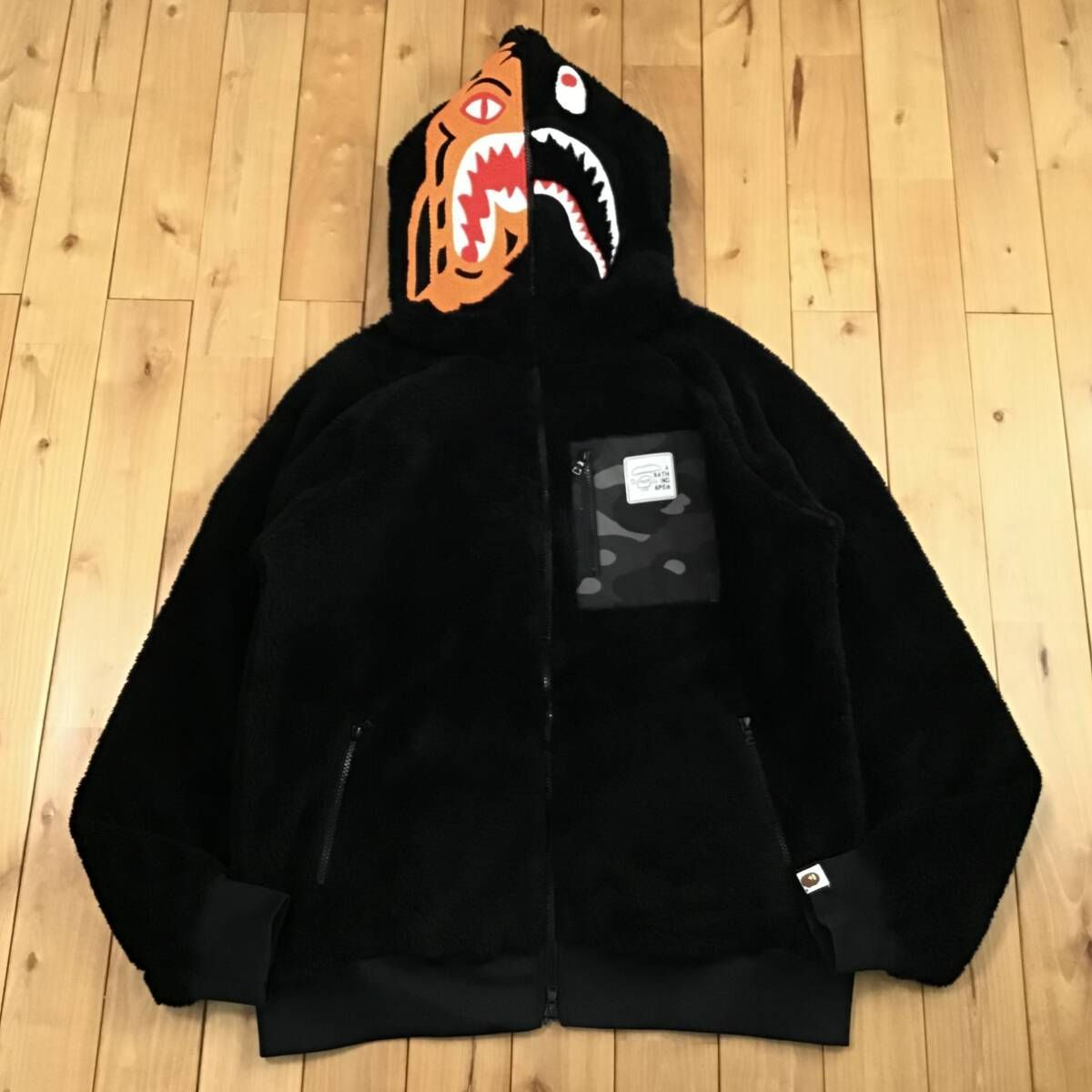 ☆XL☆ BOA TIGER SHARK full zip HOODIE JACKET a bathing ape ☆XL☆ BOA TIGER SHARK full zip HOODIE JACKET a bathing ape