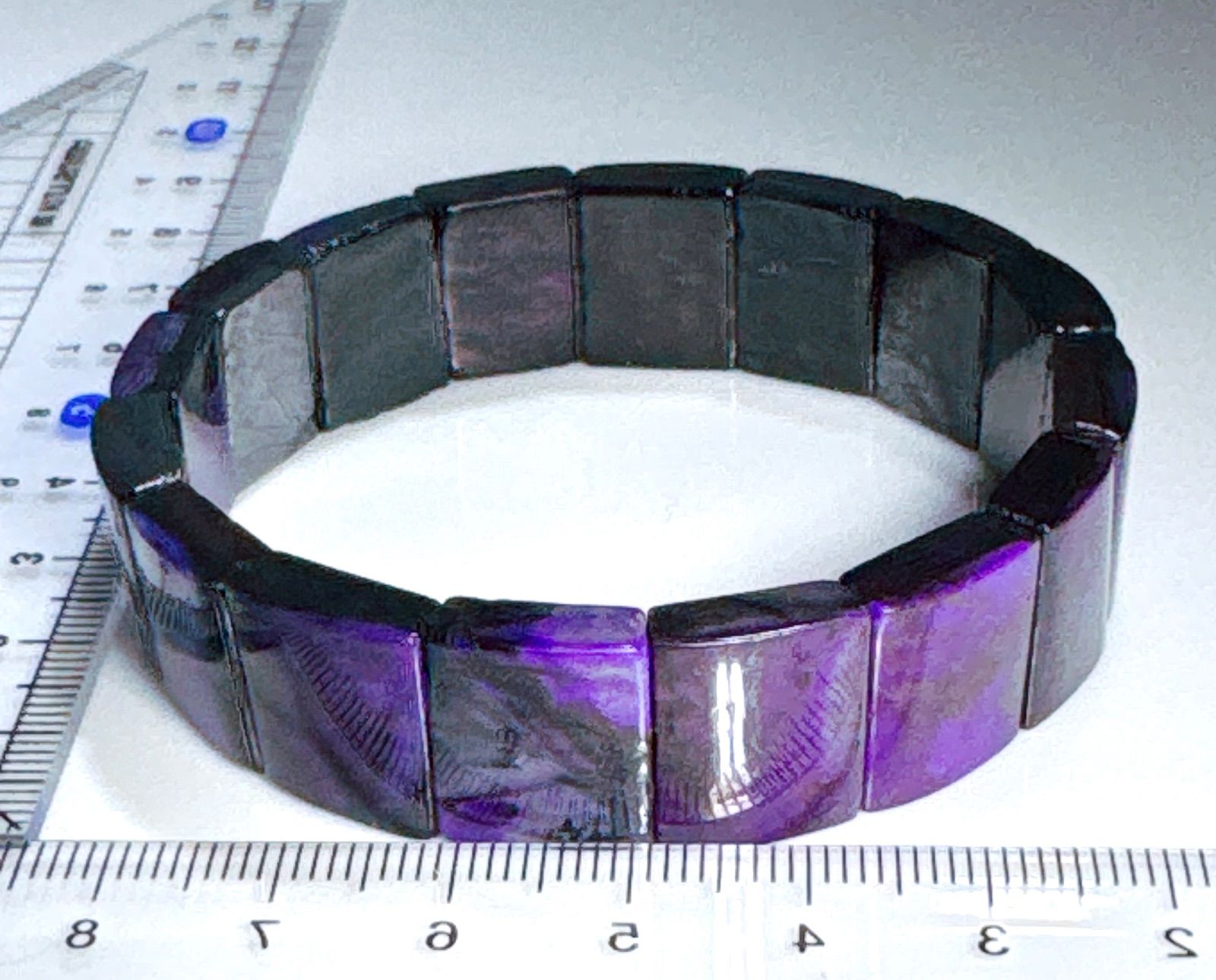 上天然スギライトバングルブレスレット スギライトブレスレットNO24-576