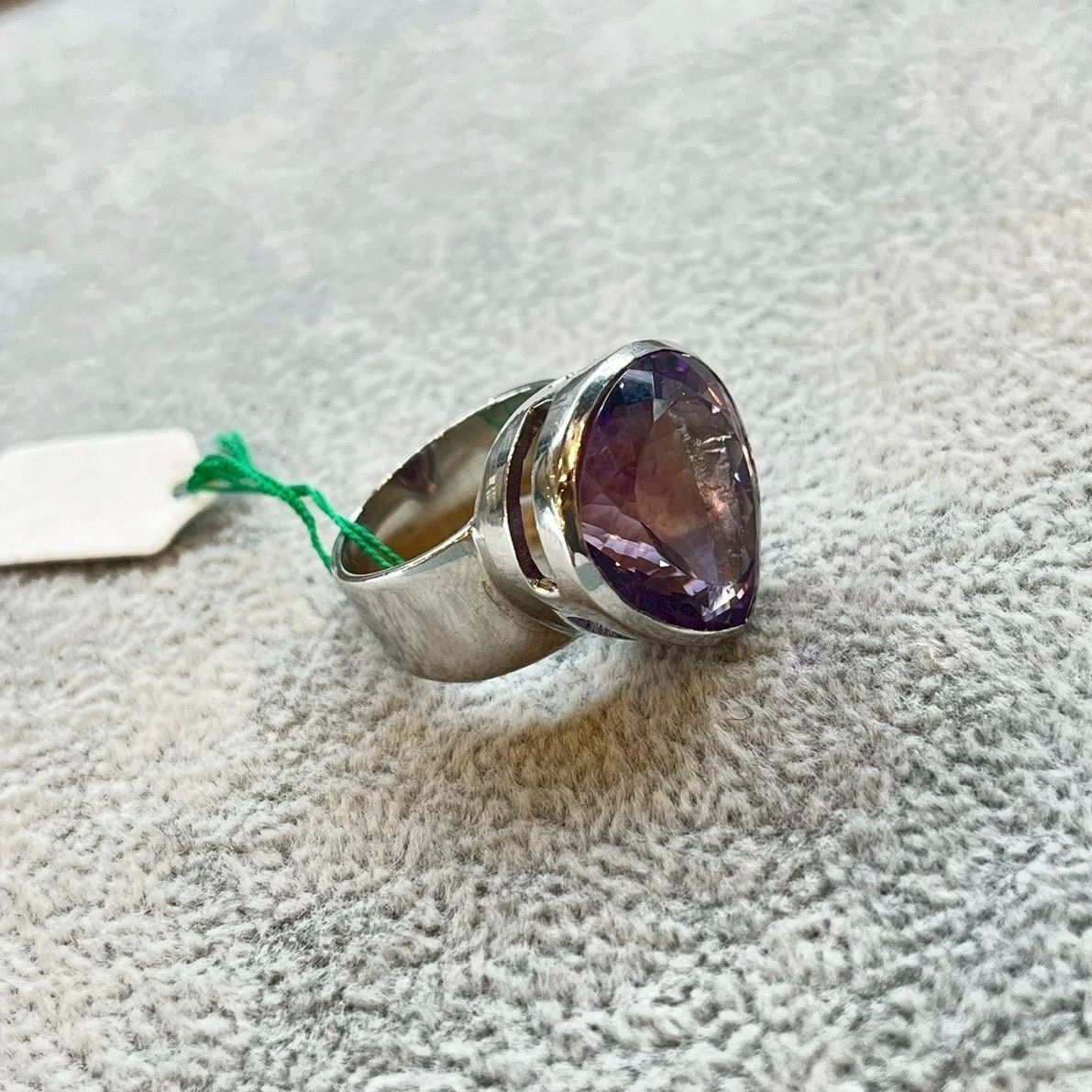 k18 グレーパープルアンティークリング hime/K18 アンティークリング⑪