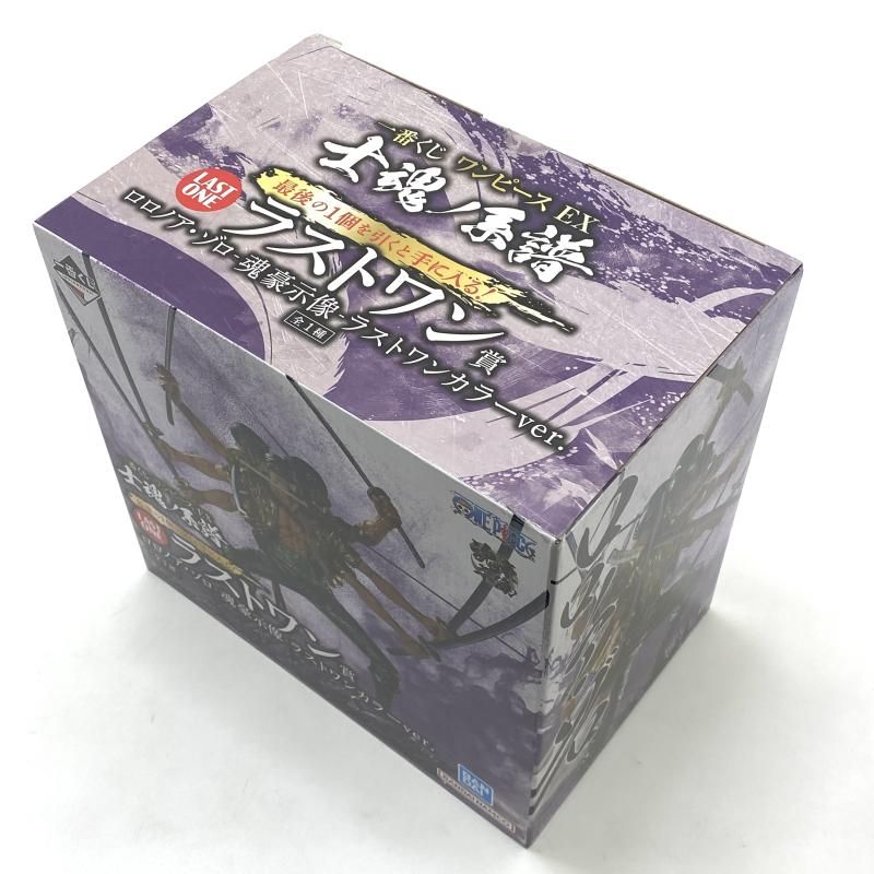 【ラストワン賞 ロロノア・ゾロ‐魂豪示像‐ラストワンカラーver.】一番くじ ワンピース EX 士魂ノ系譜 【中古】 中古】【未開封】ロロノア・ゾロ -魂豪示像- ラストワンカラー