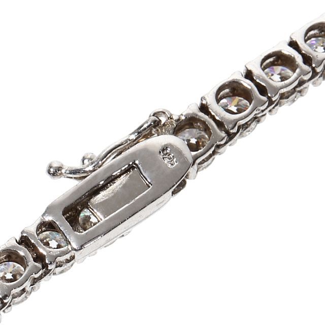 モアサナイト Moissanite テニスネックレス シルバー .925Silver 4mm