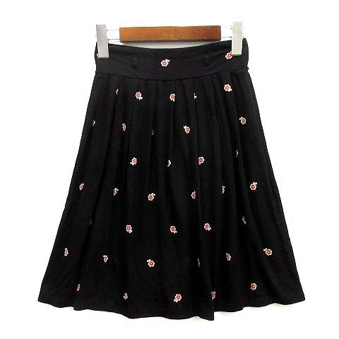 【5％OFF】 agnes アニエスベー b. レーヨン スカート フレア プリント 花柄 スカート