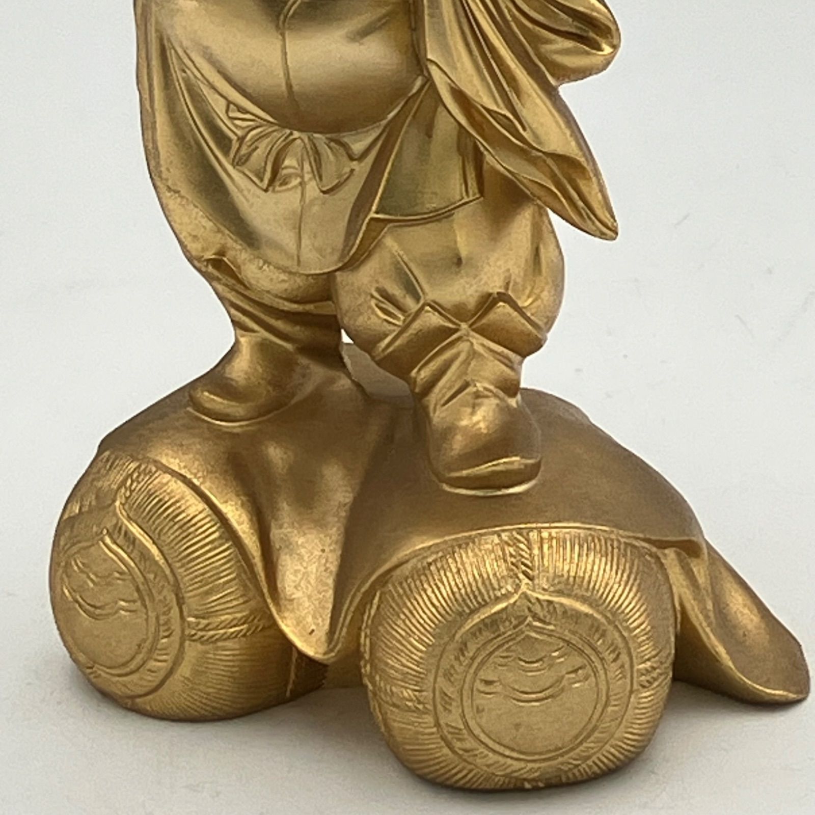 SGM】縁起物 髙村光雲原型 大黒天 置物 24金メッキ - メルカリ