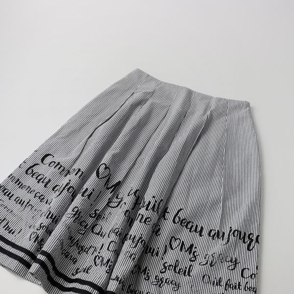 美品 2019SS M'S GRACY エムズグレイシー Message Print Skirt