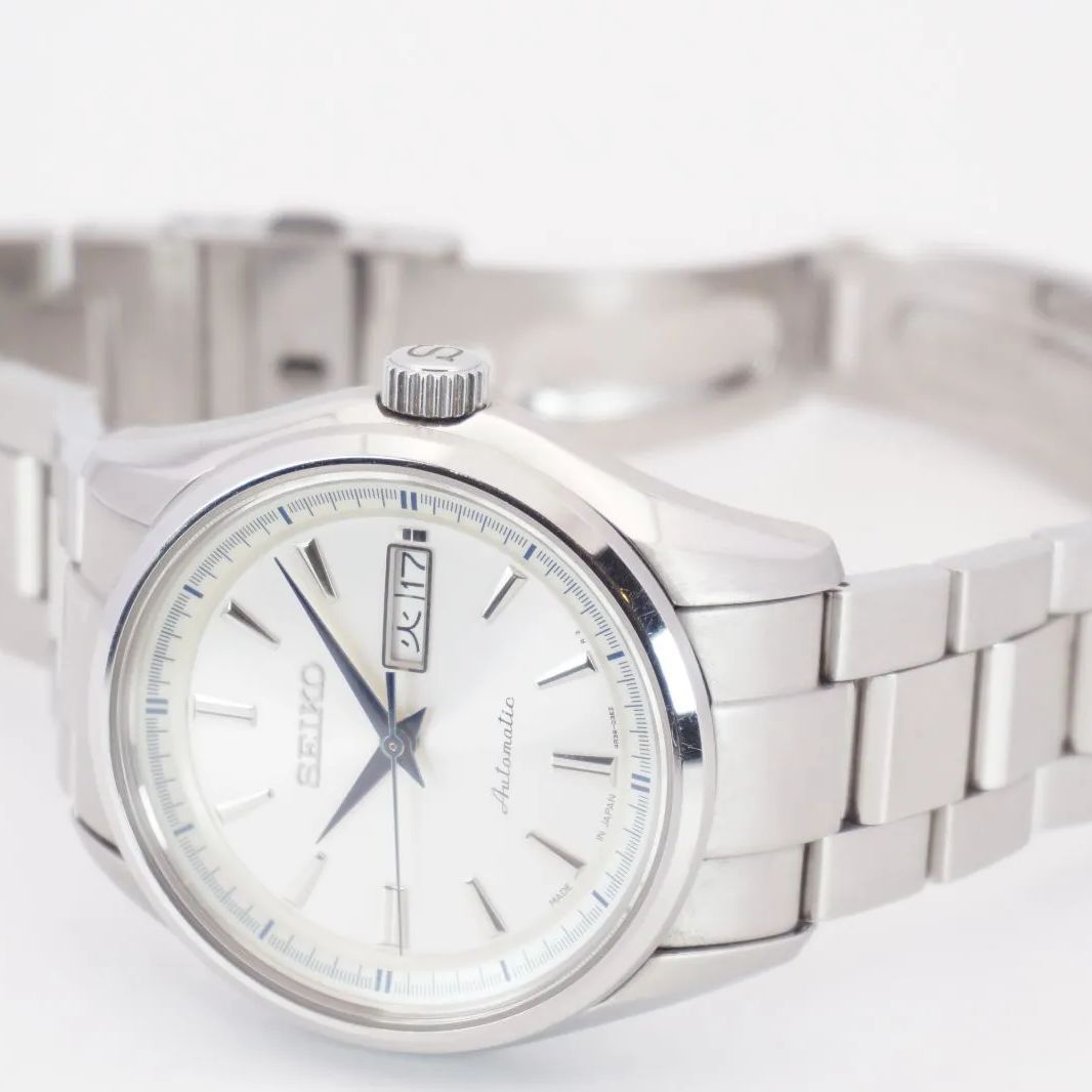 稼動品 美品 セイコー SEIKO プレザージュ 4R36-03H0 自動巻き デイト