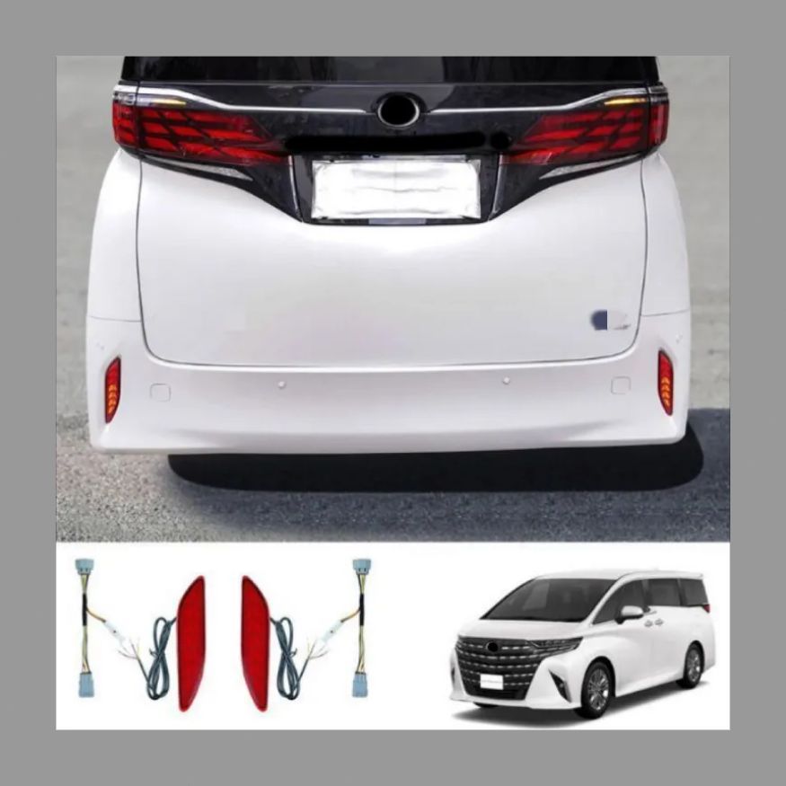 24種類のトヨタエルファ40系リアバーランプALPHARDを適用反射板付きリアカバー改造用品ランプ